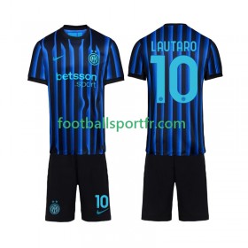 Tenue Inter Milan Lautaro Martinez 10 Enfant Domicile 2025-2026 Maillot de Foot